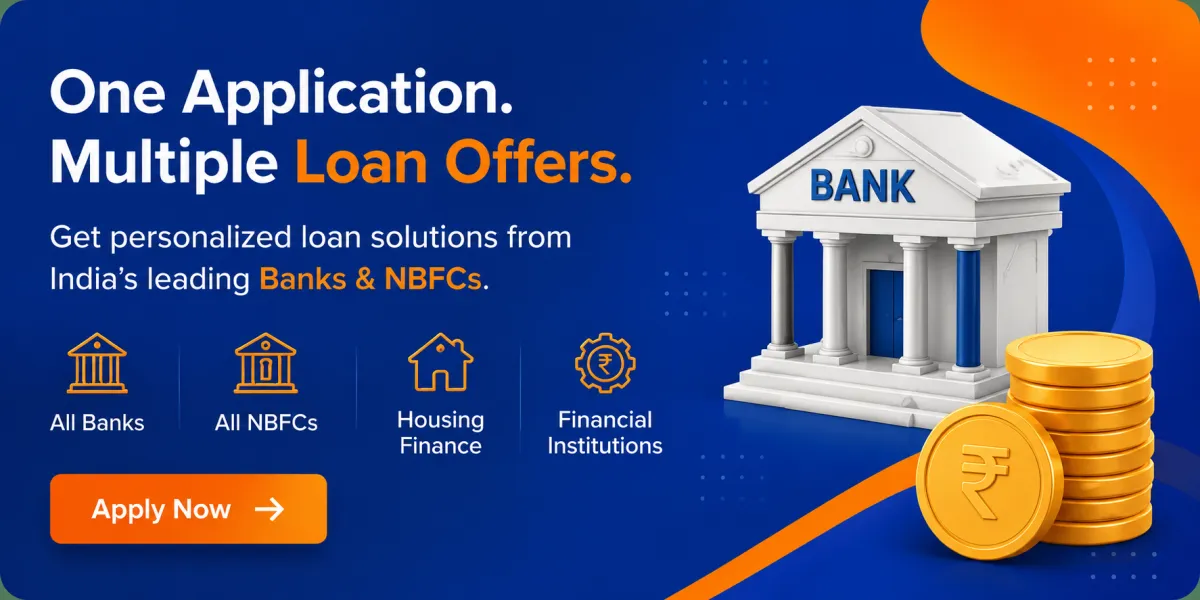 One Application. Multiple Loan Offers — personalized loan solutions from India's leading Banks & NBFCs.